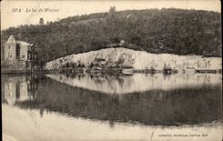 CPA Belgium Spa the Lake Warfaz