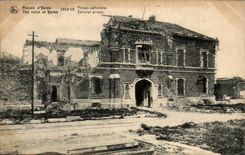 CPA Belgium Ypres the ruins cellular Prison