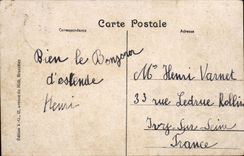 CPA Belgium Ostend the pier