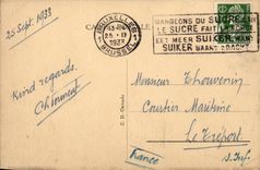 CPA Belgium Ostend Seen of the dam towards Kursaal