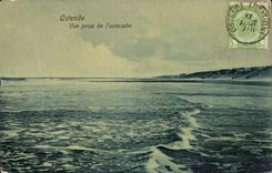 CPA Belgium Ostend Seen from of the pier