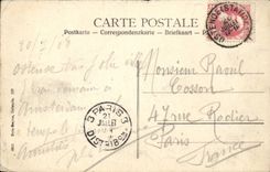 CPA Belgium Ostend the dam