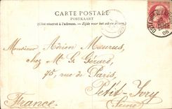 CPA Belgium Ostend the new Post office