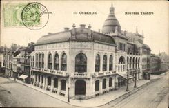CPA Belgium Ostend New theater