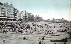 CPA Belgium Ostend Seen on the beach