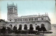 CPA Belgium Ostend the new post office