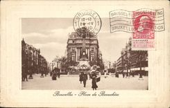 CPA Belgium Brussels Places of Brouchere
