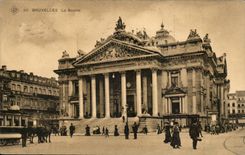 CPA Belgium Brussels the Stock Exchange