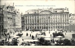 CPA Belgium Brussels Grand places house of the corporations