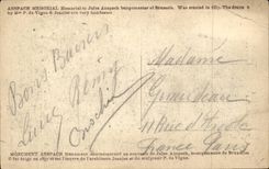 CPA Belgium Brussels Anspach Monument