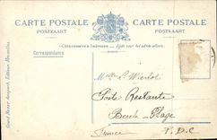 CPA Belgium Brussels Post office building and Telegraphs