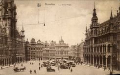 CPA Belgium Brussels the large one places