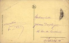 CPA Belgium Brussels the house of the king