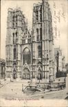 CPA Belgium Brussels Church Sainte Gudule