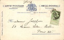 CPA Belgium Brussels Church co Gudule (the pulpit)