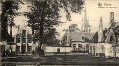 Interior CPA Belgium Bruges of the beguinage