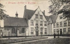 Interior CPA Belgium Bruges of the beguinage