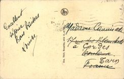 CPA Belgium Bruges district court the town hall and the basilica of St Blood