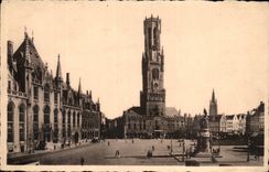 CPA Belgium Bruges Grand places