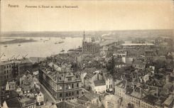 Belgien - Belgien - Belgien - Antwerpen - Antwerpen - Panorama - Escaul mit dem Winkelstuck - CPA