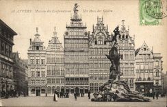 Belgien - Belgien - Belgien - Antwerpen - Antwerpen - Hauser des Hass der Gilden Hetcorporations - CPA