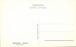 Belgien - Belgien - Belgien - Antwerpen - Antwerpen - Panorama - CPA