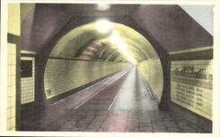 Belgium - Belgien - Belgium - Antwerp - Antwerpen - Tunnel voor voetgangers onder of Schelde Binnenzicht - CPA