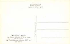 Belgien - Belgien - Belgien - Antwerpen - Antwerpen - Het Toren Gebouw 87 verdiepen ein 5 m hoog 27 - CPA