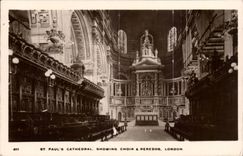 The United Kingdom Great BRitain CPA London London St paul' S Showing to choir and reredos