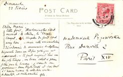 The United Kingdom Great BRitain CPA London London Poets corner (West) Westminster abbey