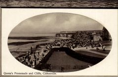 Grande Bretagne Great britain CPA Queen's promenade and cliffs Cliftonville