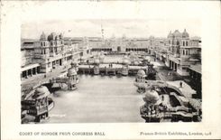 The United Kingdom Great britain CPA Free British exhibition London 1908 Court off honor from congress hall