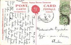 The United Kingdom Great britain CPA Free British exhibition London 1908 Western lagoon