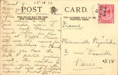 The United Kingdom Great BRitain CPA London Fan-in to the hall