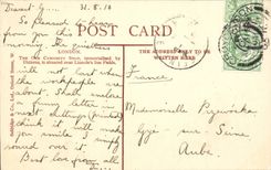 The United Kingdom Great Britain CPA London The old curiosity shop