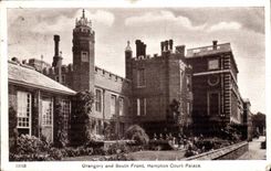 The United Kingdom Great Britain CPA London Hampton short de luxe hotel Orangery and south face