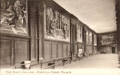 The United Kingdom Great Britain CPA London Hampton short de luxe hotel The king' S gallery