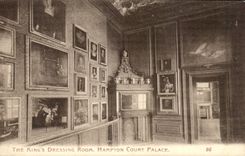 The United Kingdom Great Britain CPA London Hampton short de luxe hotel The king' S dressingroom room