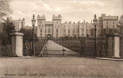 The United Kingdom Great Britain CPA Windsor castle South face