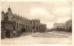 The United Kingdom Great Britain CPA Windsor castle St Georges chapel