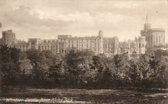 The United Kingdom Great Britain CPA Windsor castle from Home park