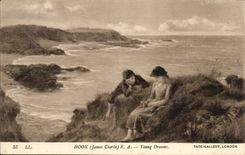 CPA James Charles Hook Young dreams Tate Gallery london