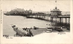 The United Kingdom Great BRitain CPA Brighton West pier