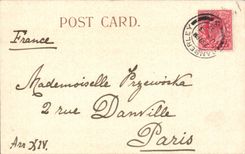 CPA Fantaise Coupl Church training course