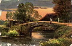 Grande Bretagne Great BRitain CPA oldest Bridge in England Waltham