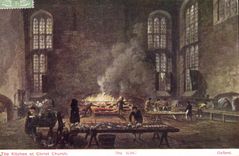 The United Kingdom Great BRitain CPA Oxford The kitchen At Christ church