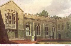 The United Kingdom Great Britain CPA Oxford Quadrangle off Balliol college