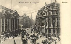 The United Kingdom Great Britain CPA London London Mansion house & Cheapside