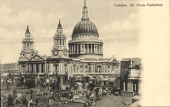 The United Kingdom Great Britain CPA London London St Pauls cathedral