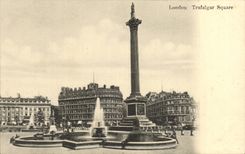 The United Kingdom Great Britain CPA London London Trafalgar Public garden